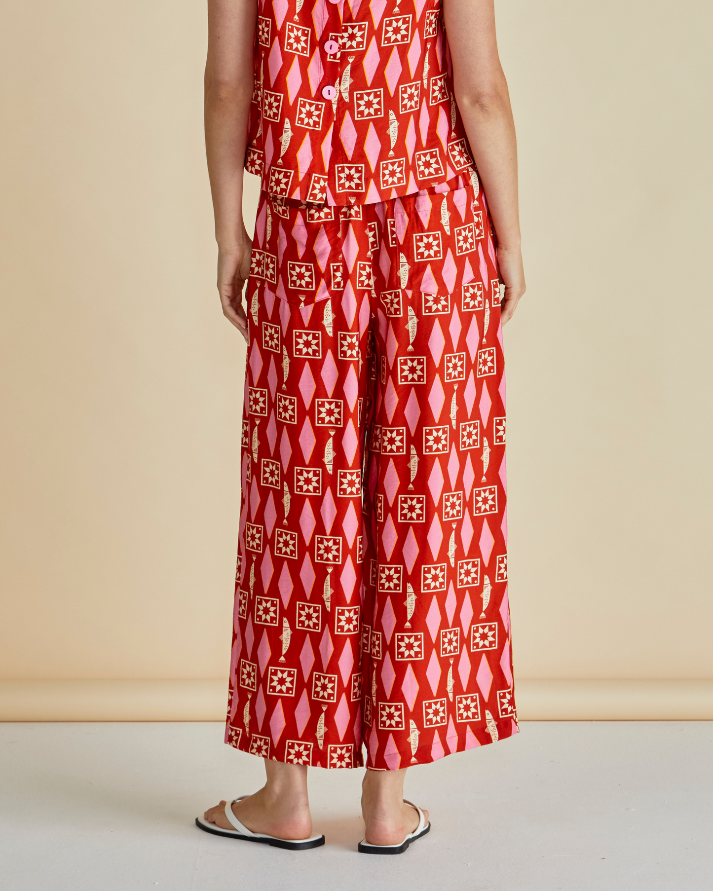 Copacabana Relax Pants - Sardinia Geo Print