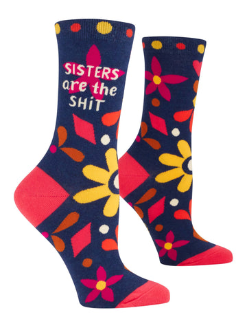 Sisters Are The Shit - Womens Socks
