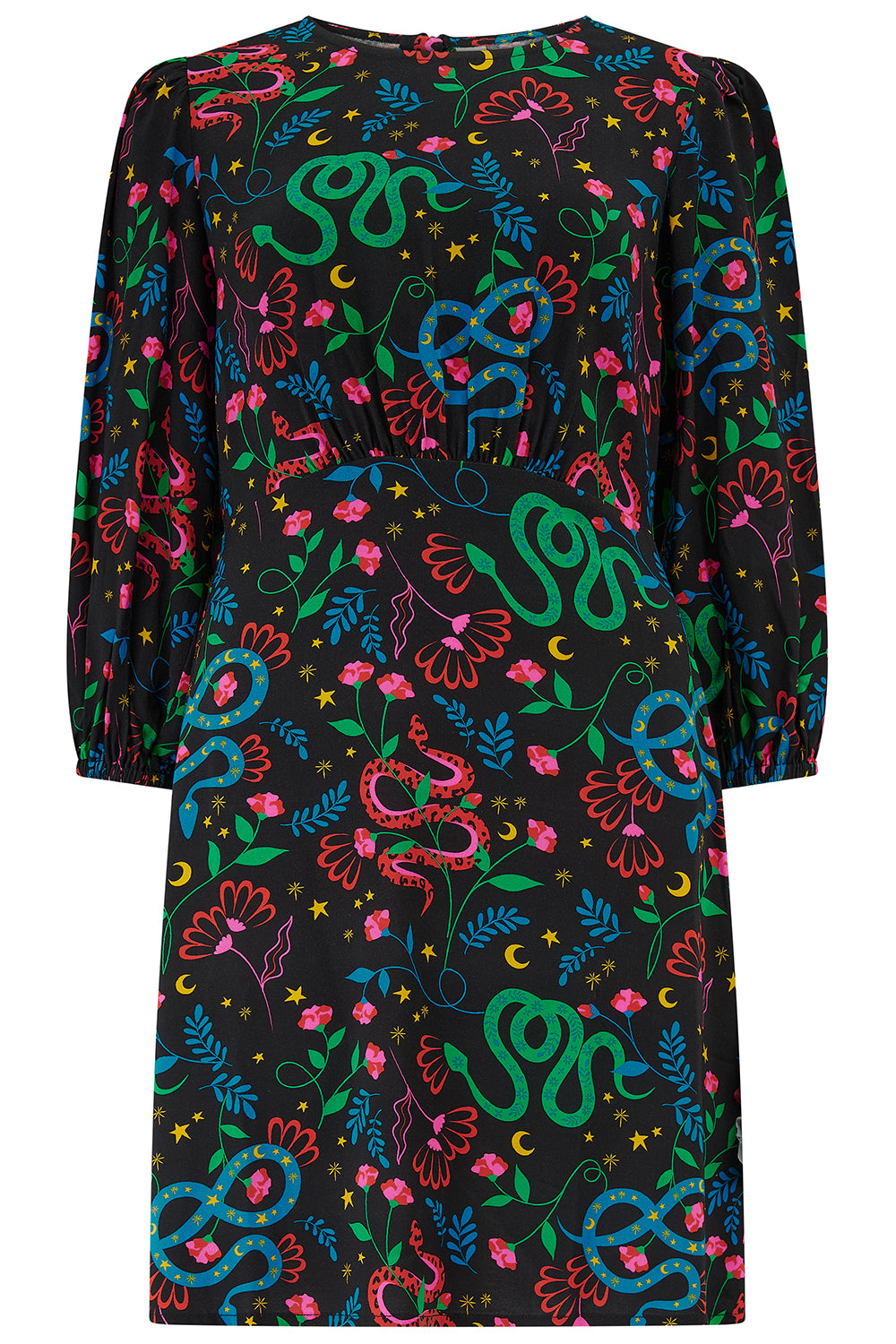 Janet Mini Dress - Snake Floral