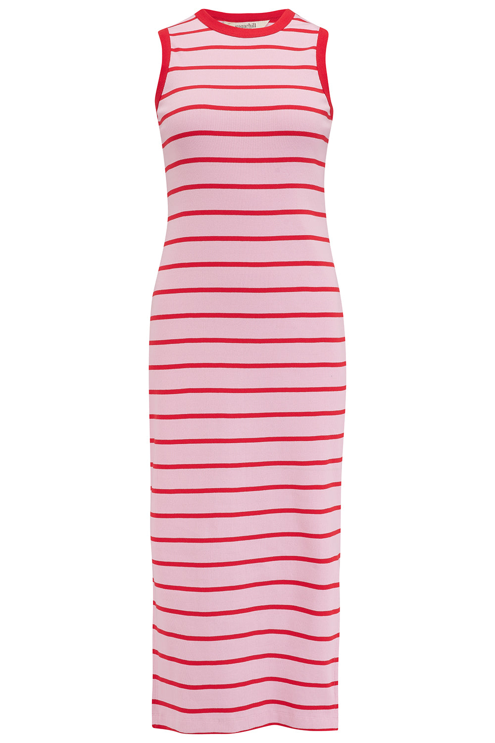 Brittany Jersey Midi Dress - Stripes