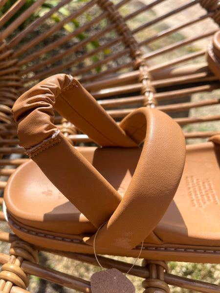 Algort Leather Slide - Tan
