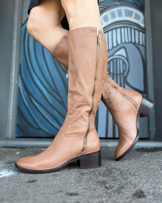 Pector Long Boots - Cognac