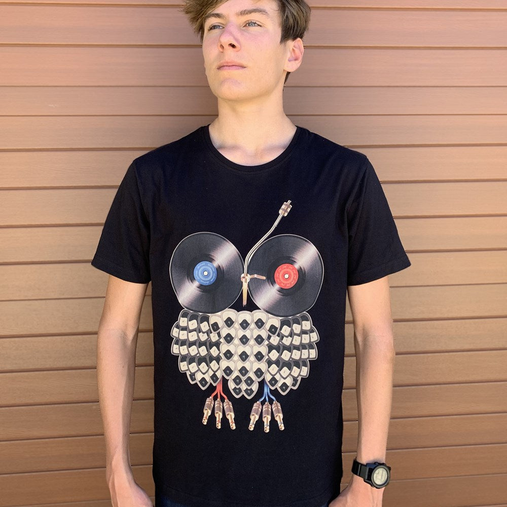Vinyl Owl Tee - Mens
