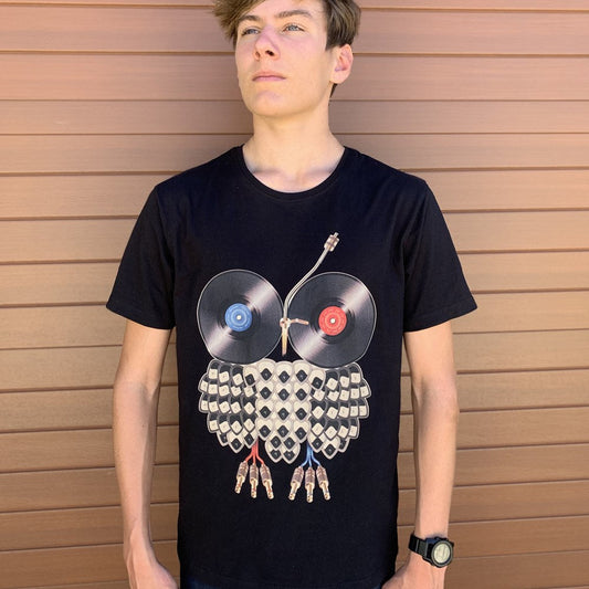 Vinyl Owl Tee - Mens