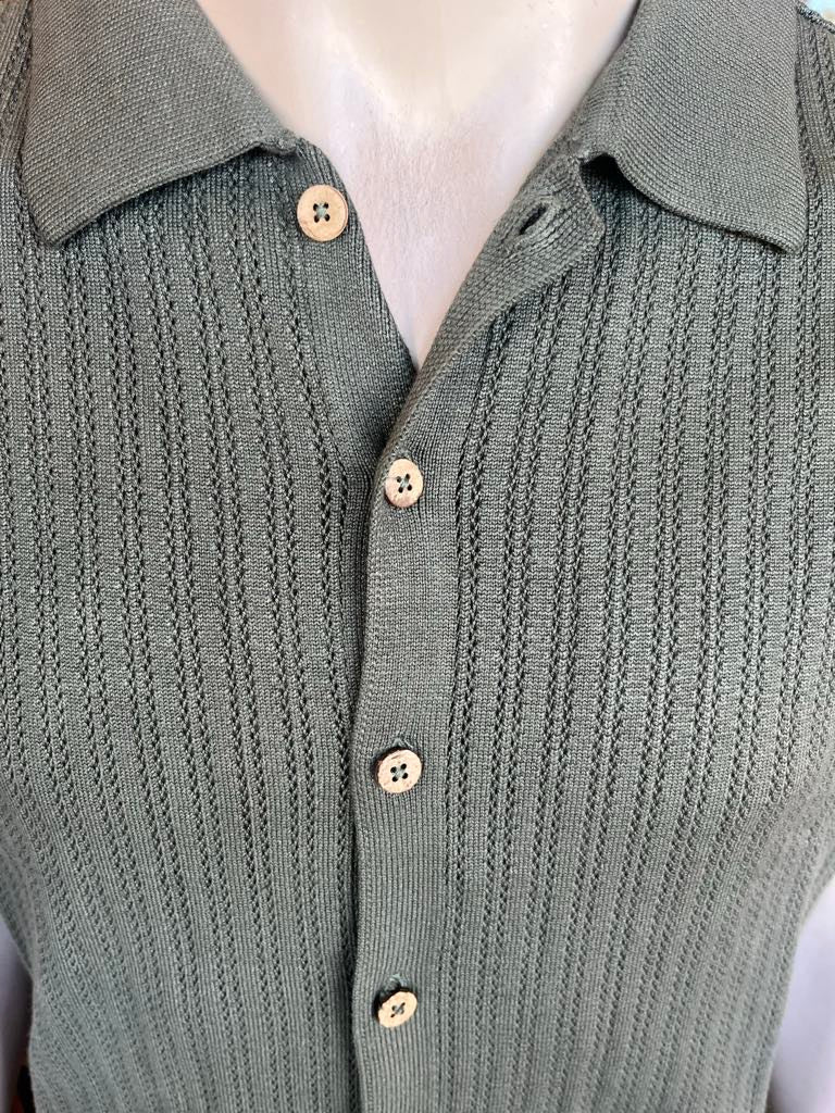 Intro Polo Knit Shirt - Fatigue