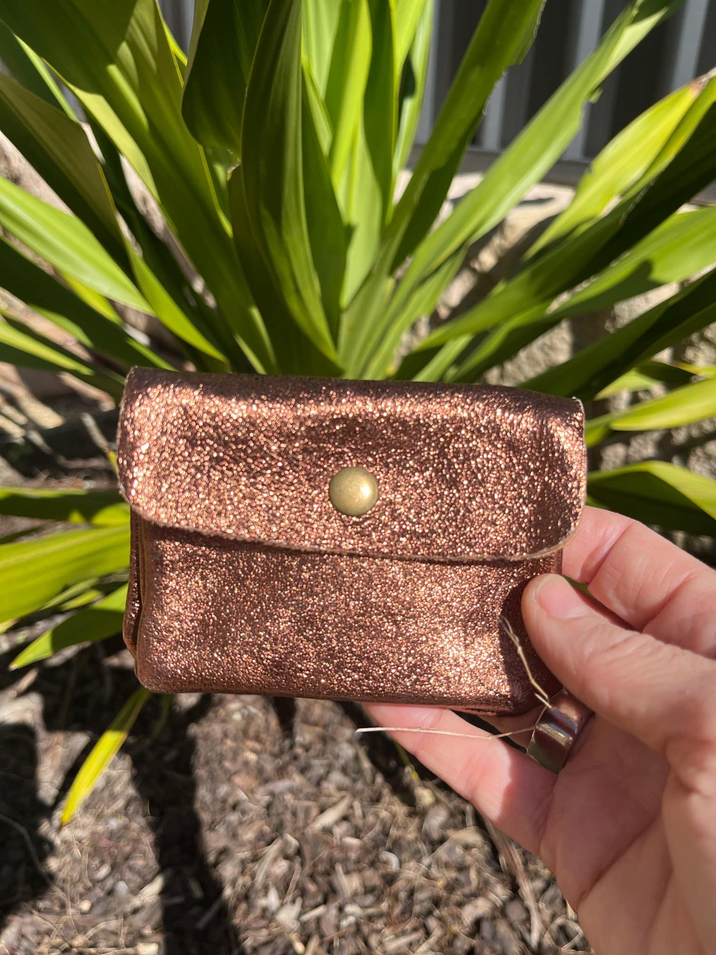 Coin Purse - Metallic Bronze