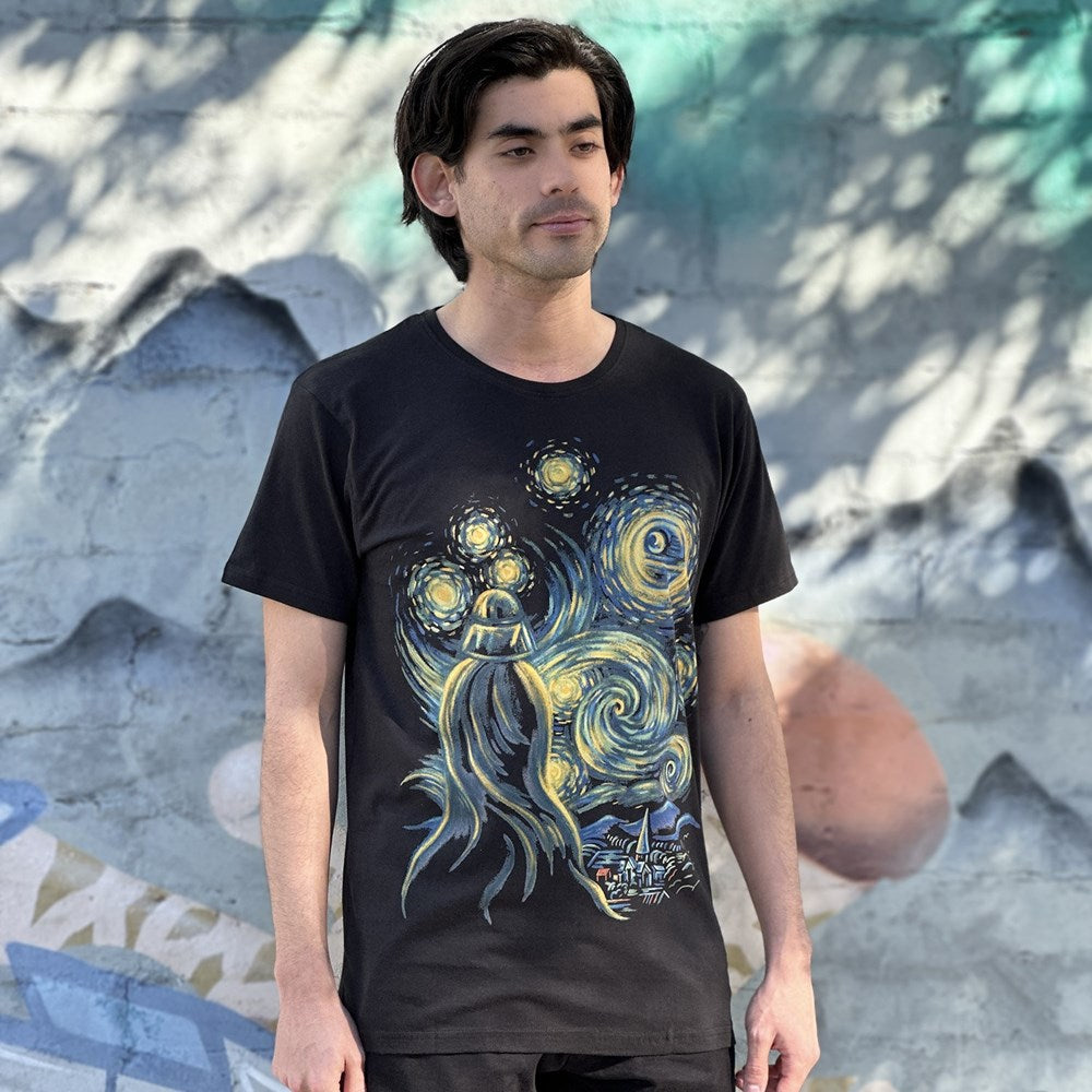 Starry Night Tee - Charcoal