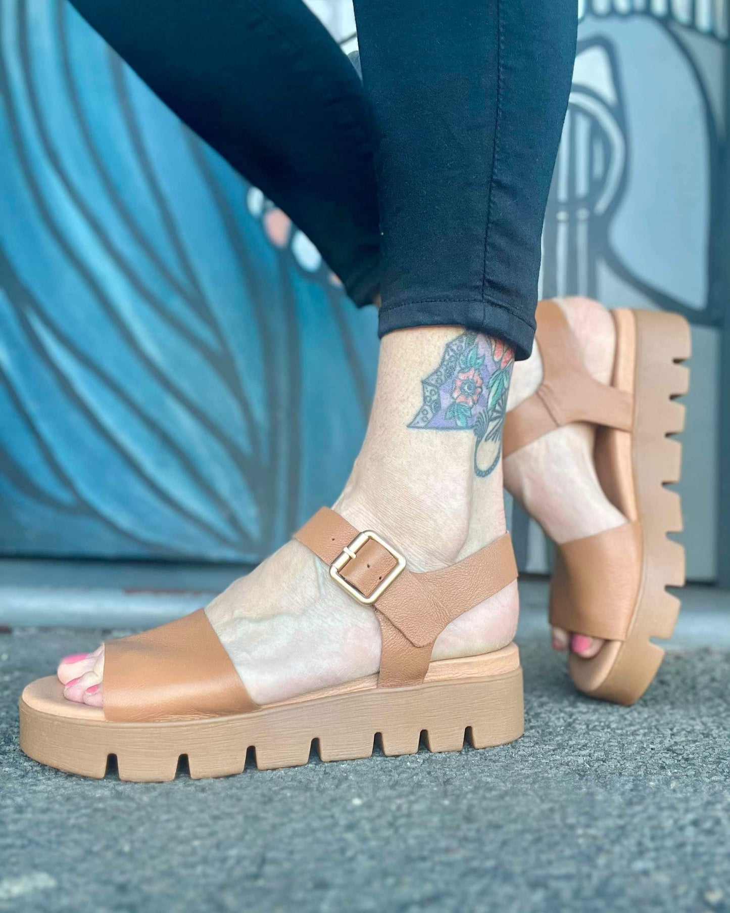 Babels Sandal - Dark Tan