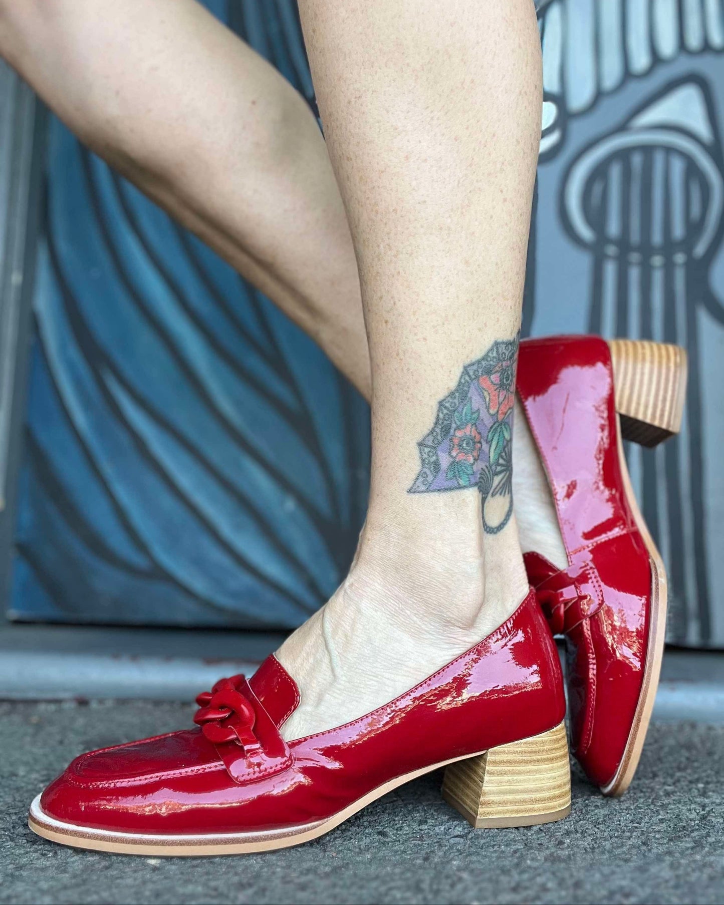 Nomass Shoes - Patent Leather Red