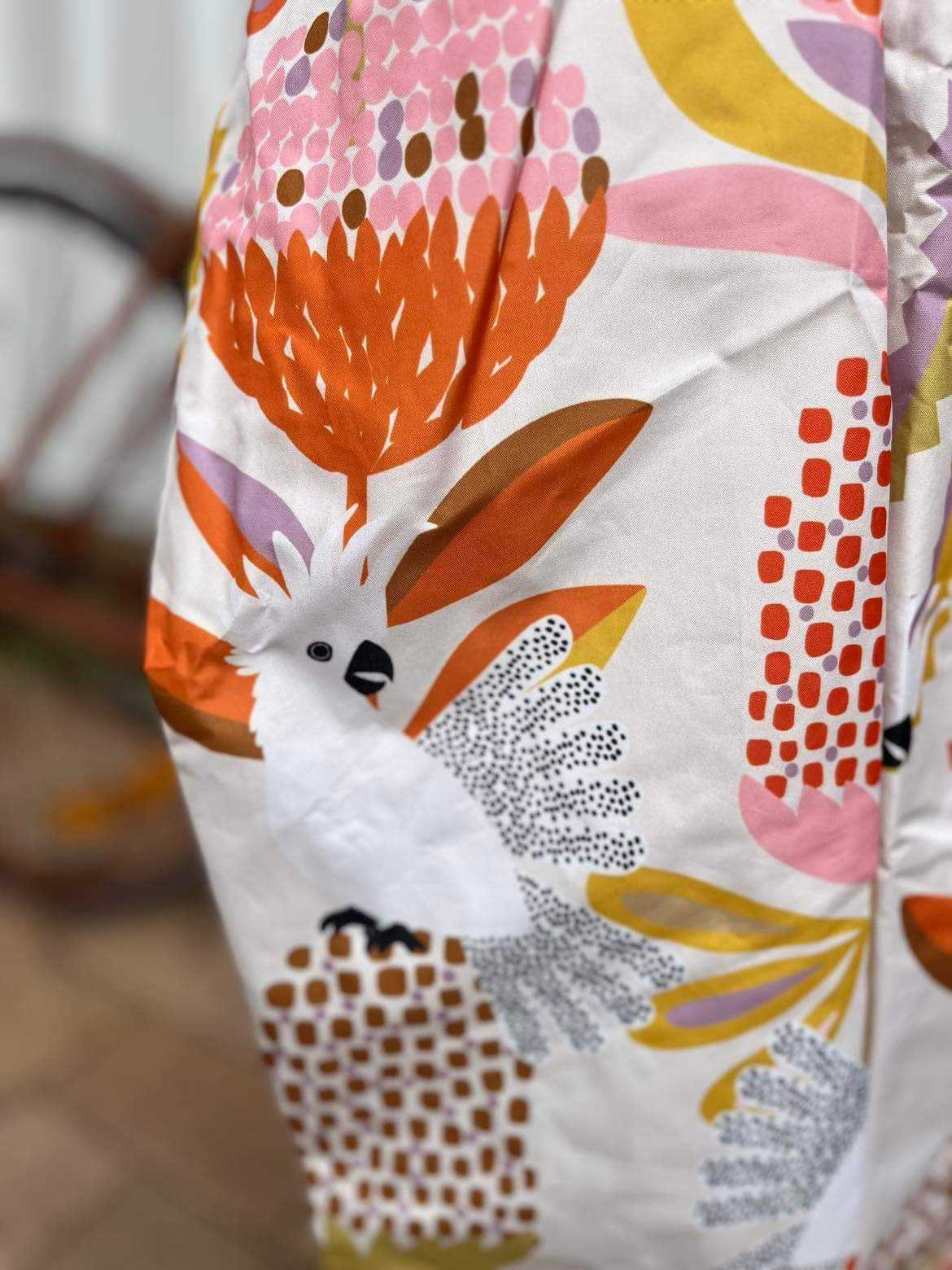 Cockatoos & Banksia - Monster Threads Raincoat