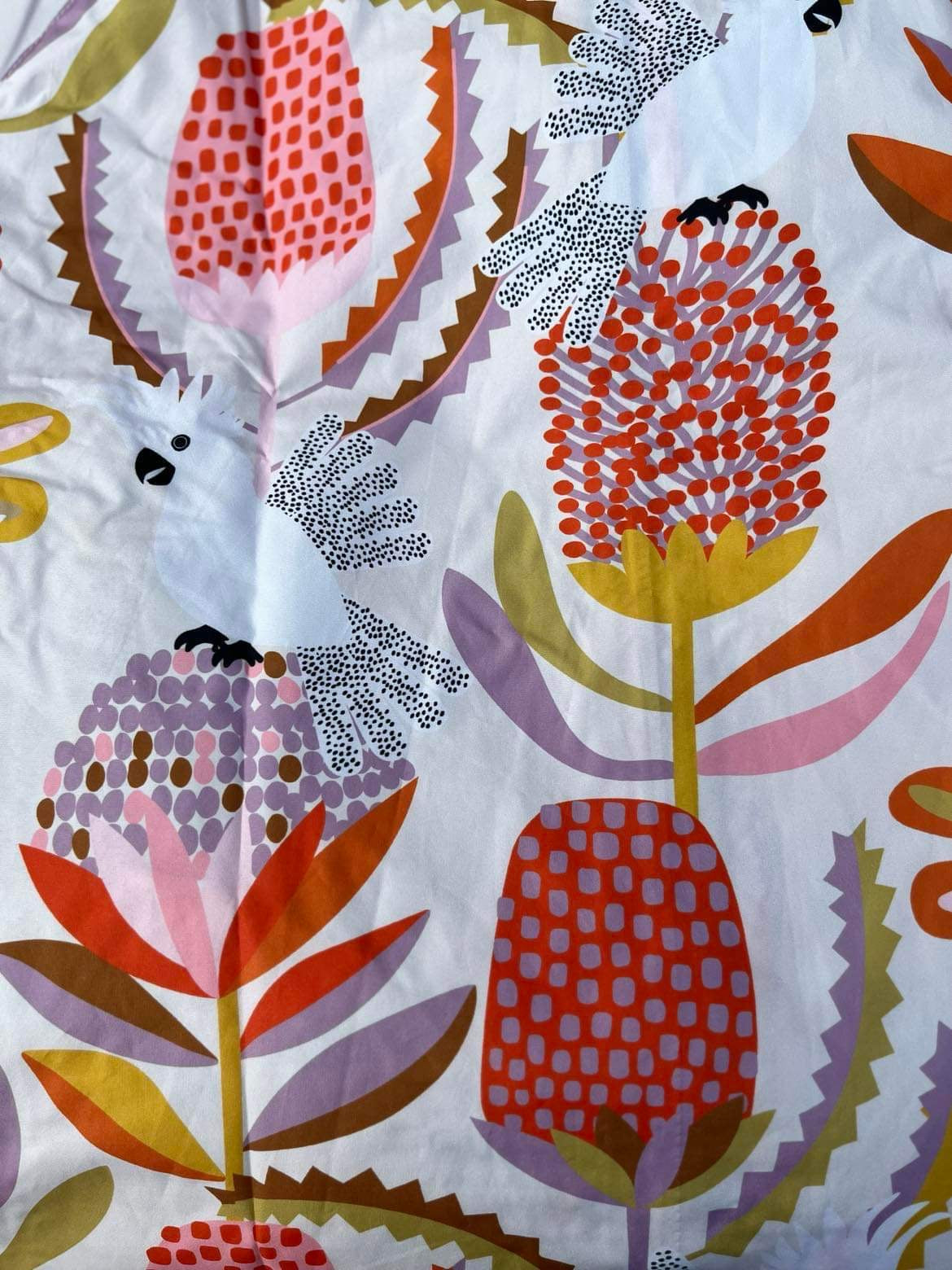 Cockatoos & Banksia - Monster Threads Raincoat