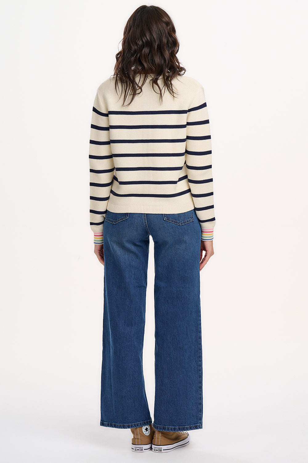 Anessa Cardigan - Rainbow Cuff