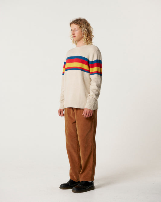 Horizon Crew Knit - Ecru