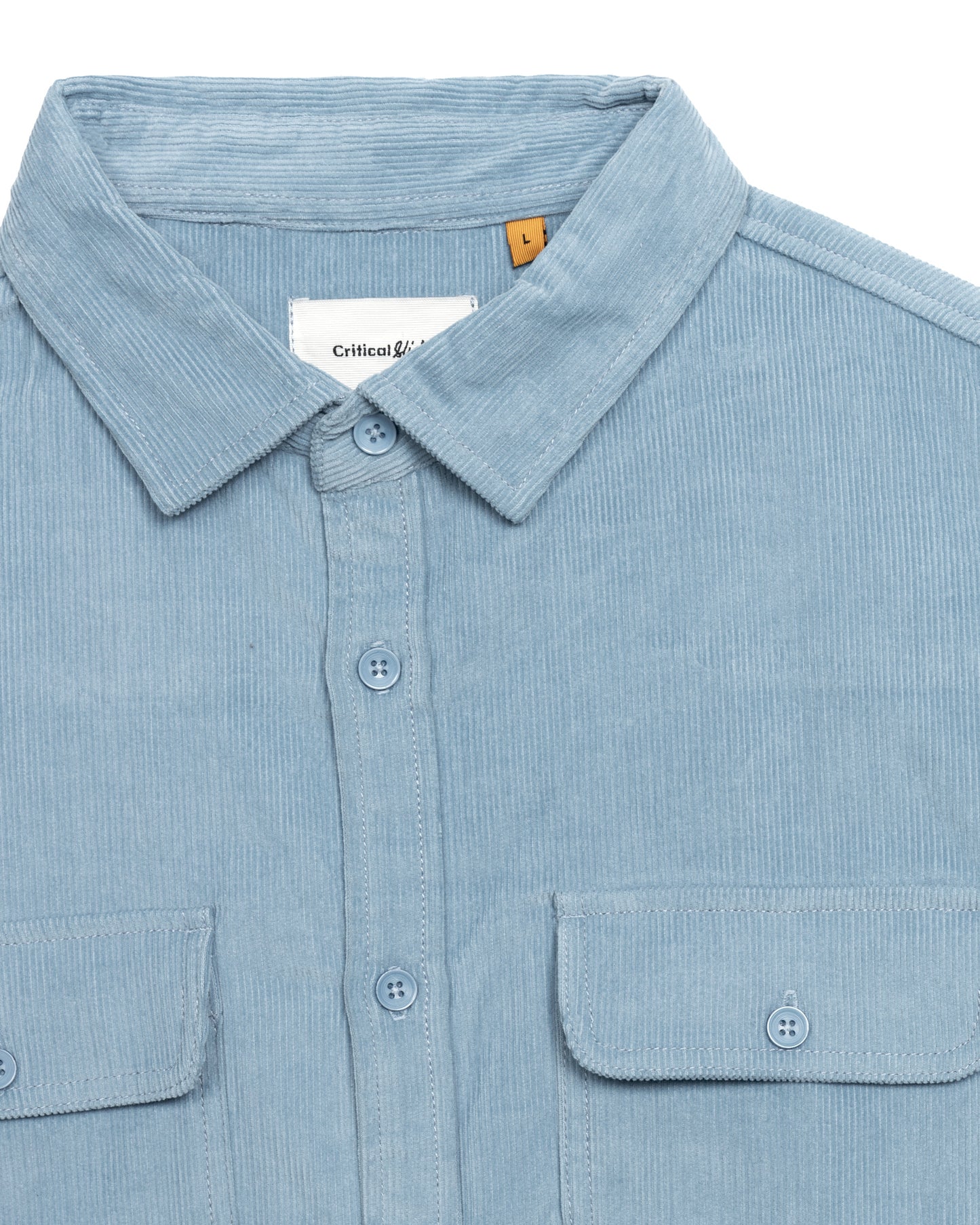 Lazy Boy Cord Shirt - Dusty Blue