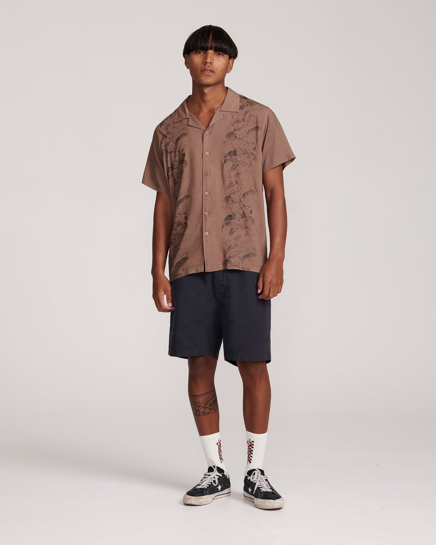 Fender S/S Resort Shirt - Cinnamon