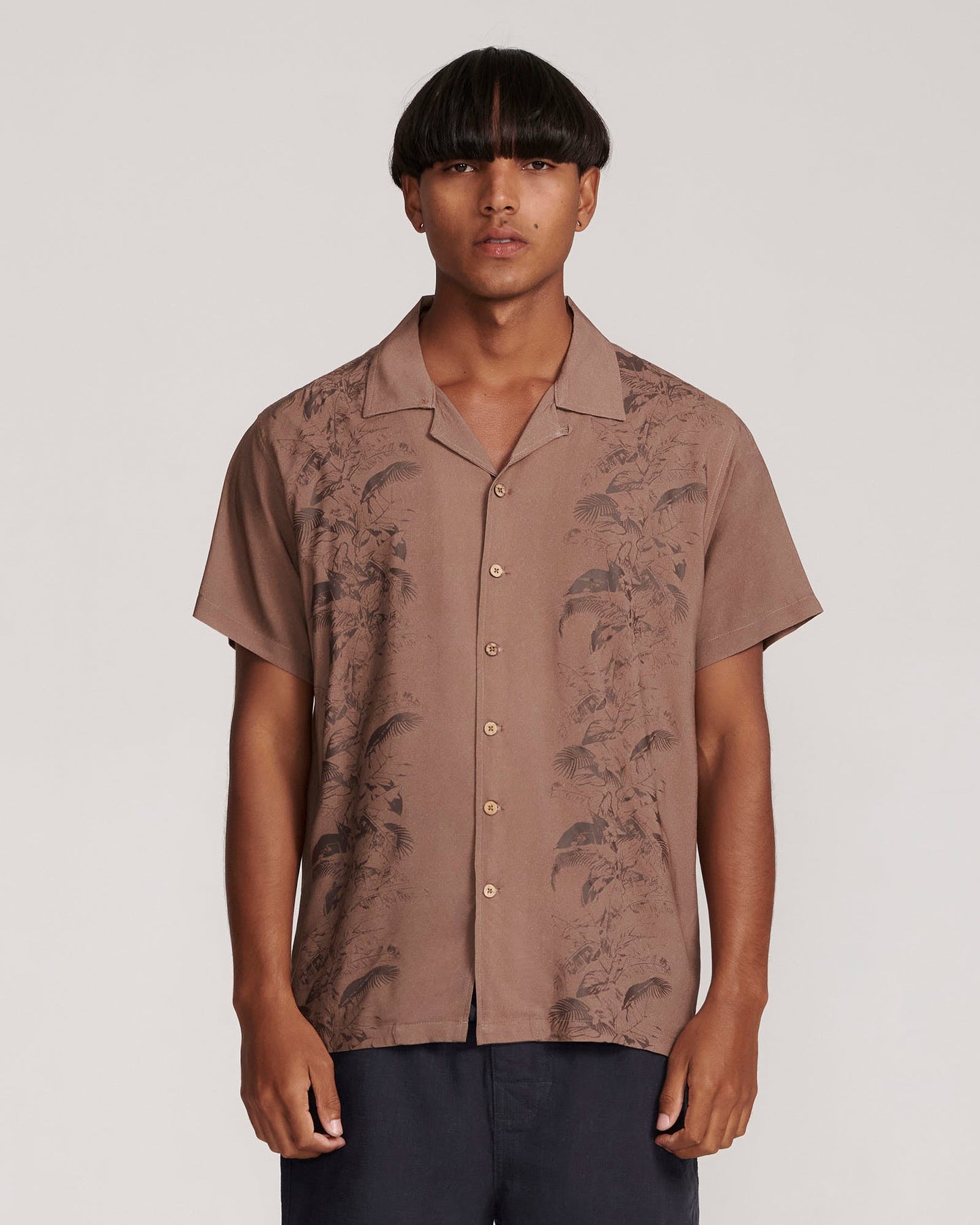 Fender S/S Resort Shirt - Cinnamon