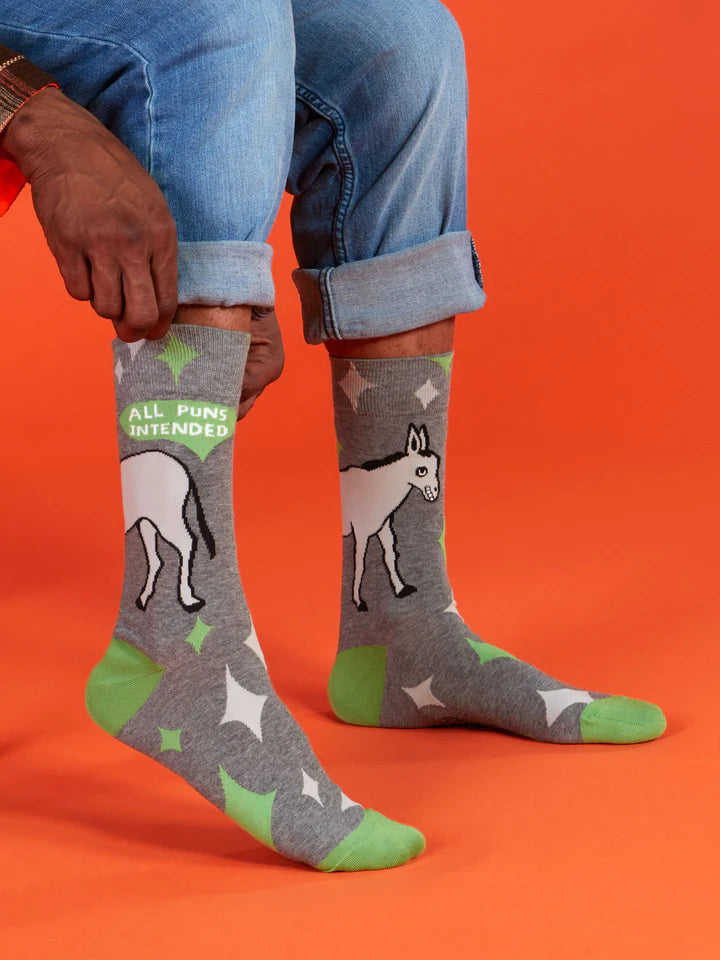 All Puns Intended - Mens Socks