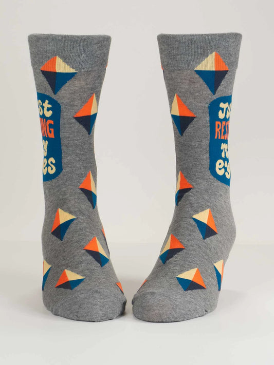 Resting My Eyes - Mens Socks