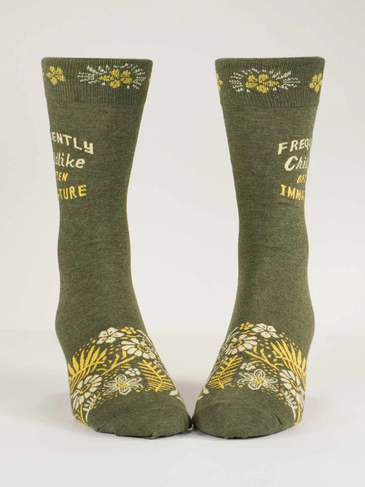 Frequently Childlike Often Immature - Mens Socks