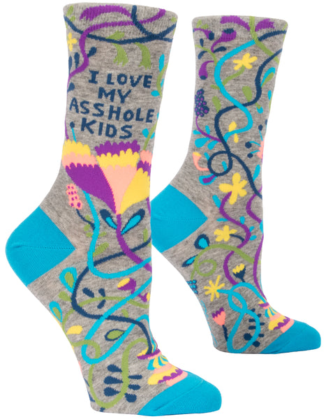 I Love My Asshole Kids - Womens Socks