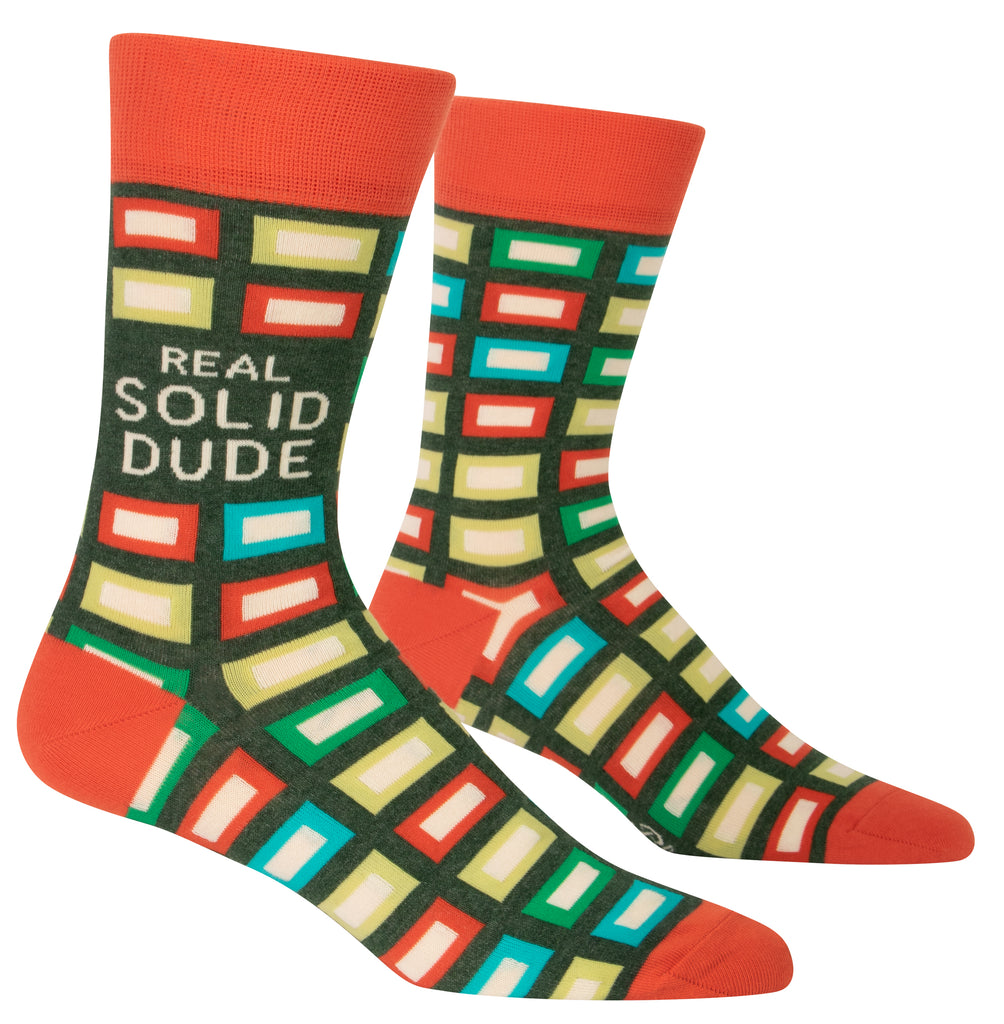 Real Solid Dude - Mens Socks