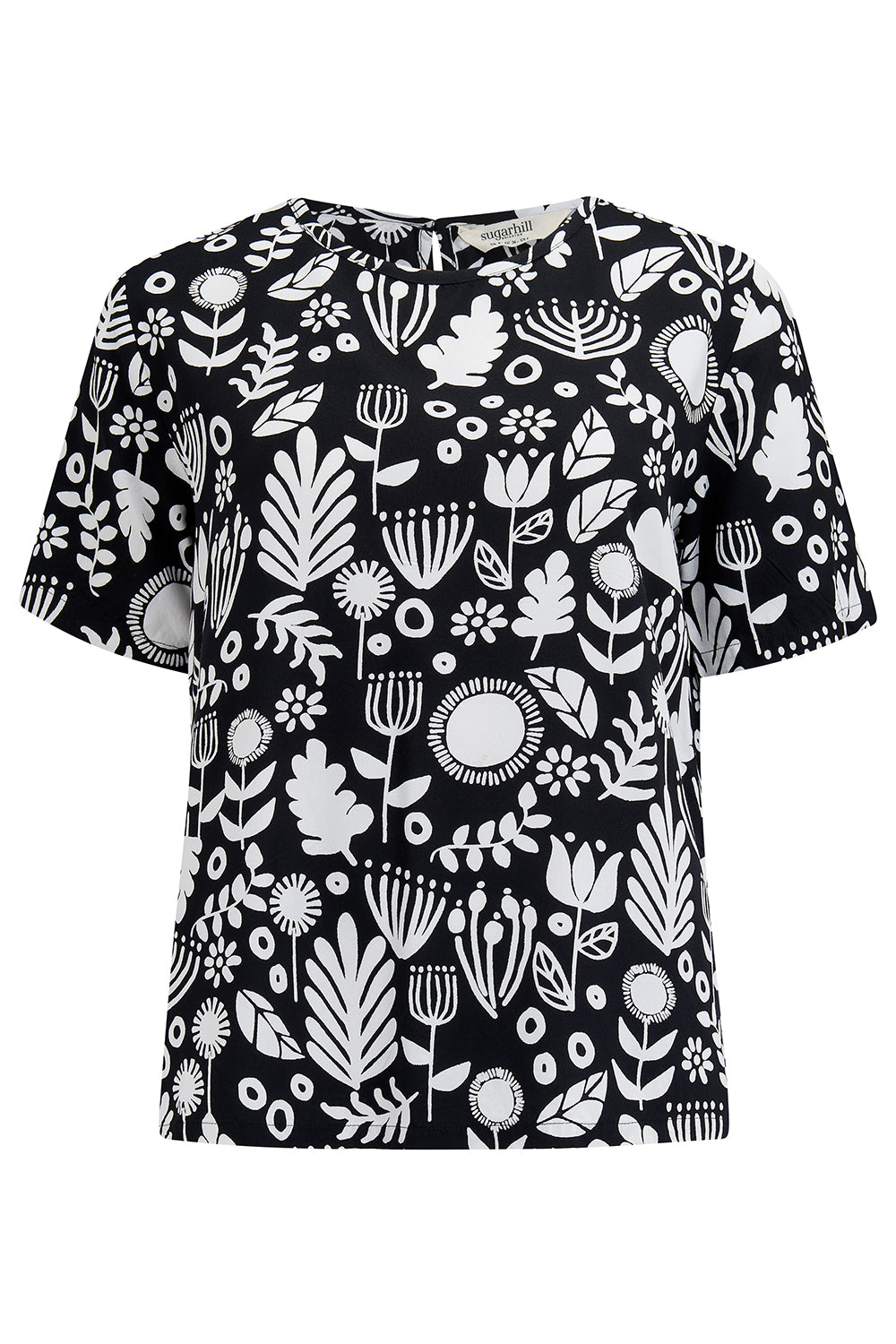 Christina Top - Folk Floral