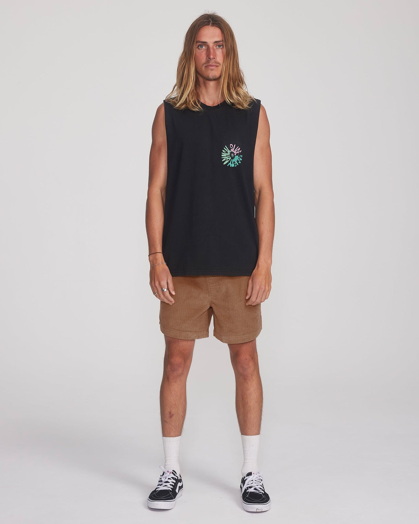 Timewarp Muscle Tee - Black
