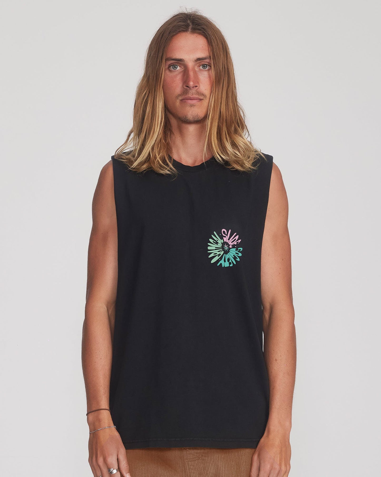 Timewarp Muscle Tee - Black
