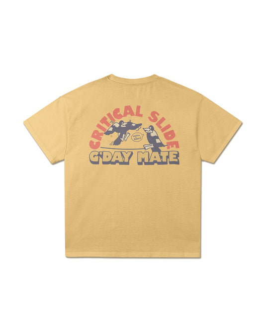 Gday Mate Tee - Sunflower