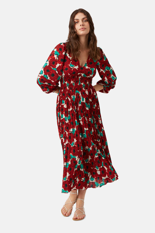 Aurora Dress - Vintage Voodoo Red