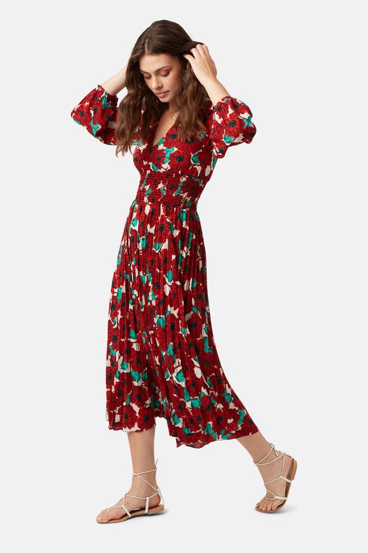Aurora Dress - Vintage Voodoo Red