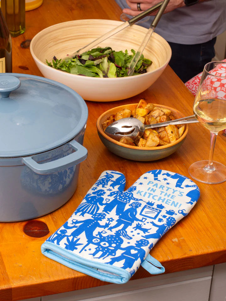 Party Is In The Kitchen - Oven Mitt