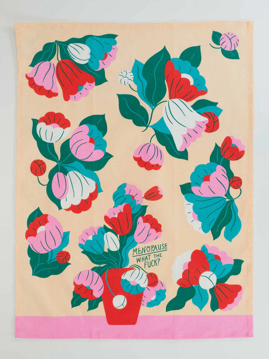 Menopause WTF - Tea Towel