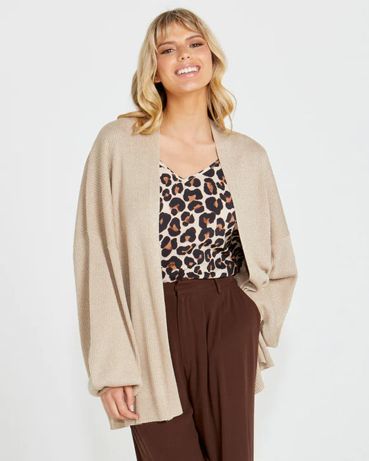 Madeline Lurex Knit - Cream Gold