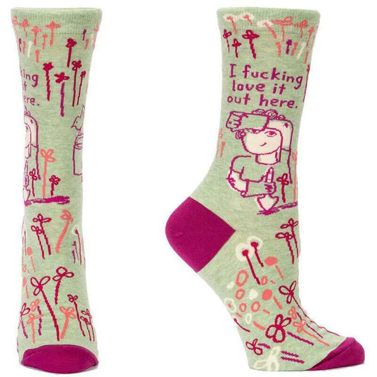 I F**cking Love It Out Here - Womens Socks