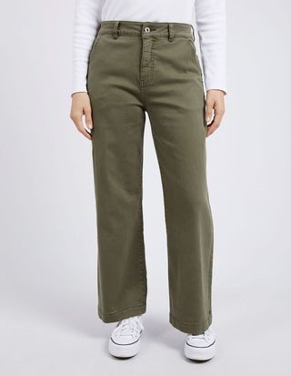 Scarlett Wide Leg Pants - Clover