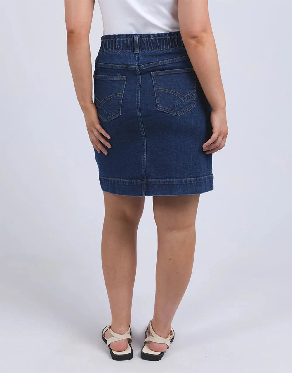Lennox Denim Skirt - Dark Blue