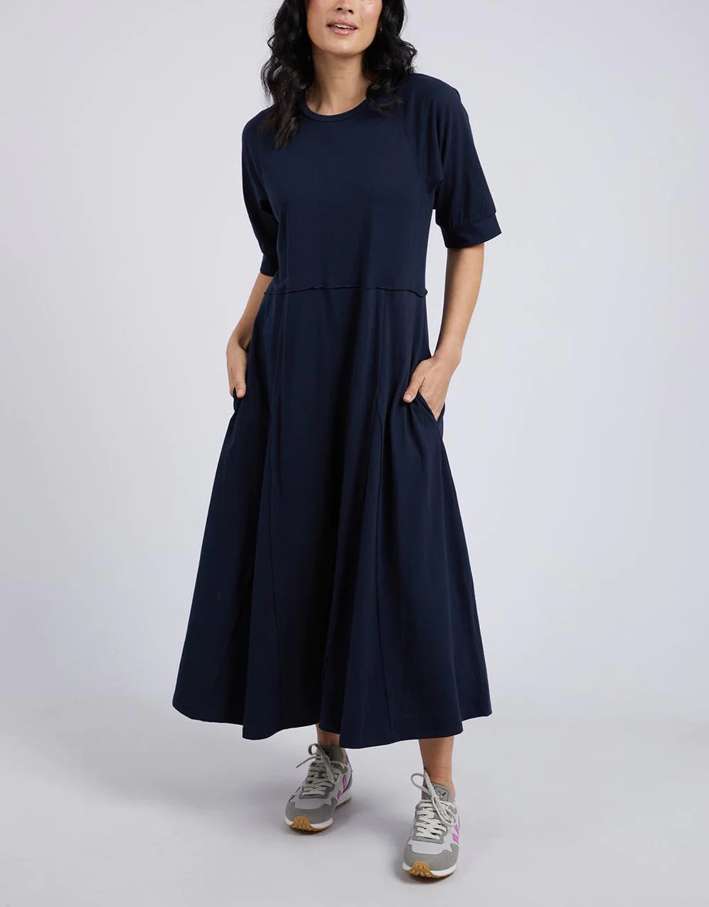 York Midi dress - Navy