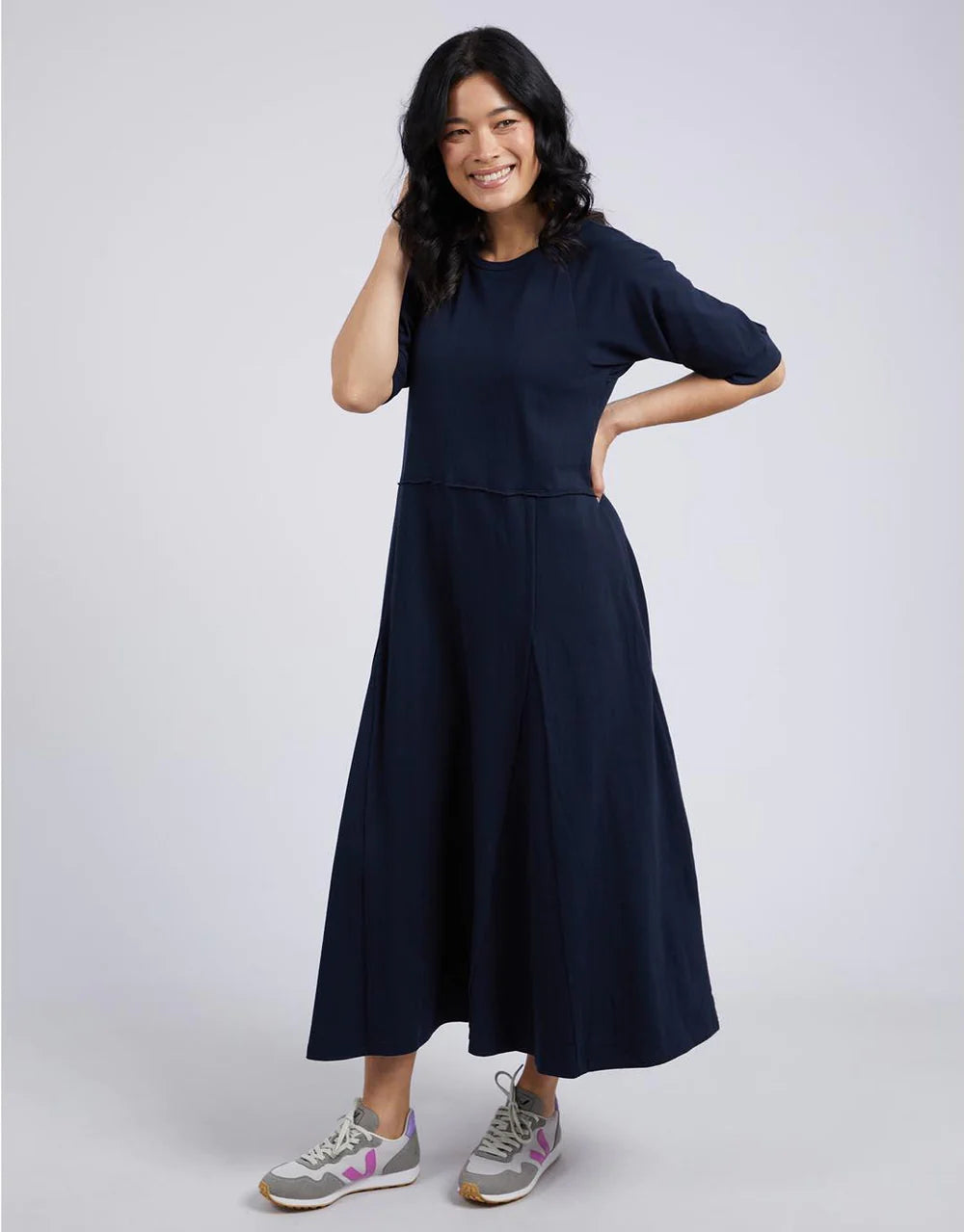 York Midi dress - Navy