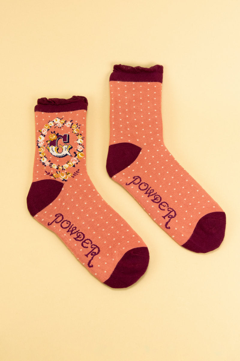 Letter Socks - G