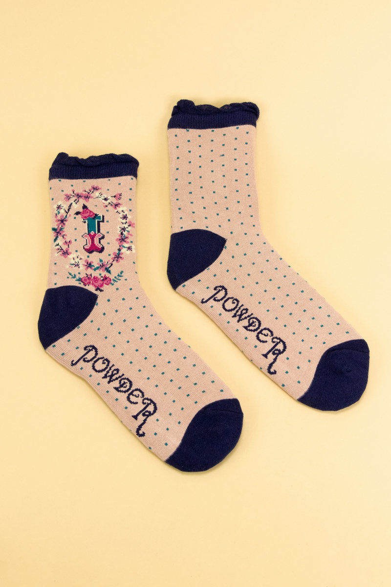 Letter Socks - I