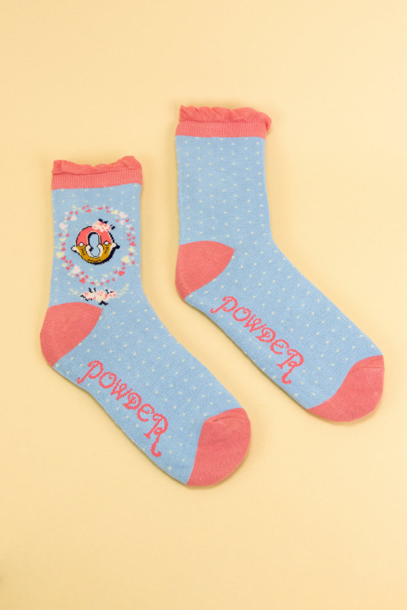 Letter Socks - O