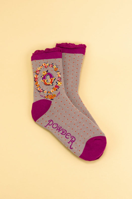 Letter Socks - Q