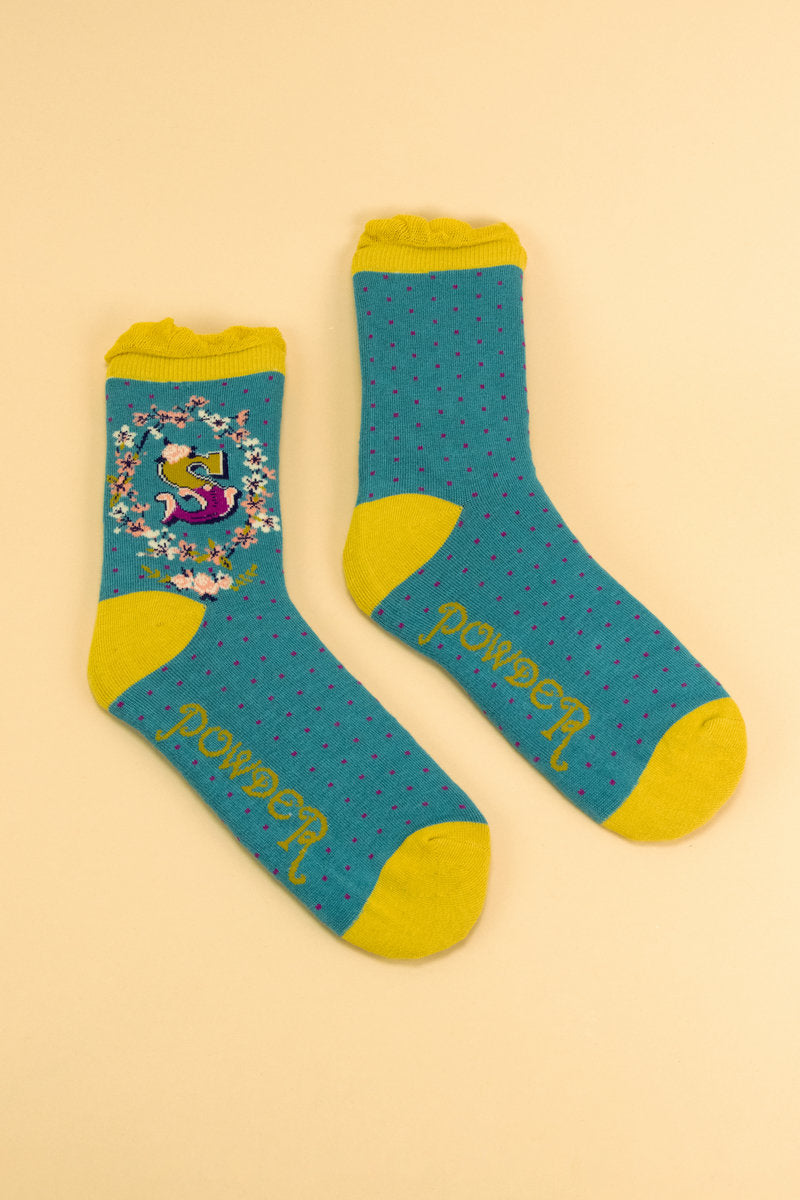 Letter Socks - S