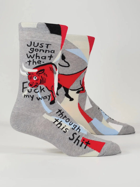 WTF MY Way Through  - Mens Socks