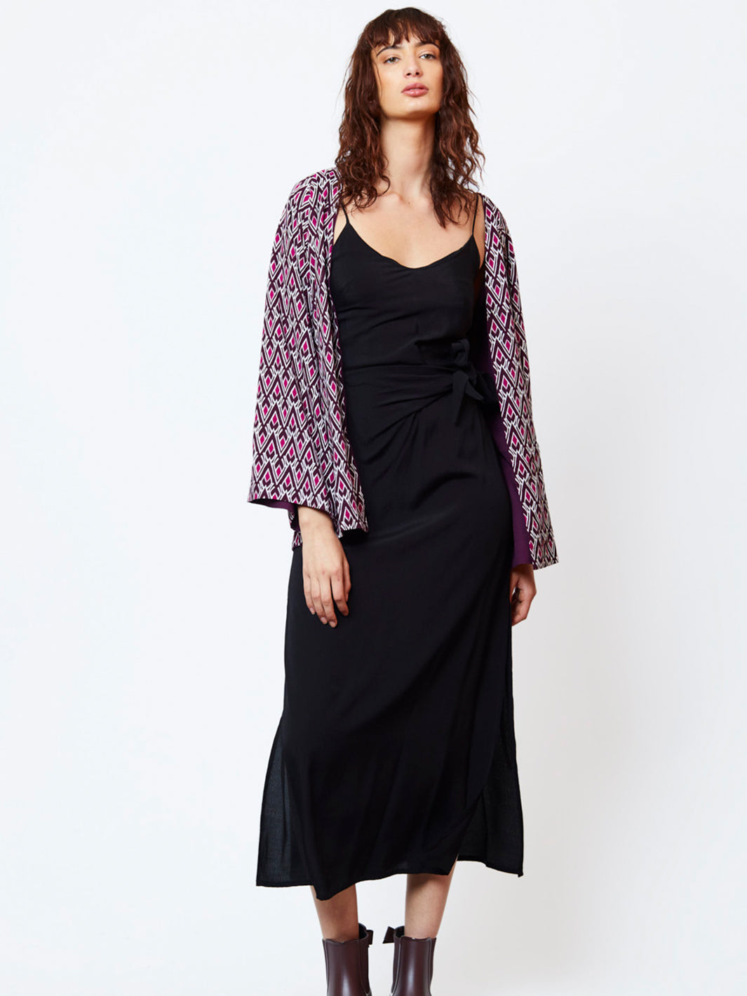 Tots Kimono Reversible Wrap Jacket - Spirit Pink