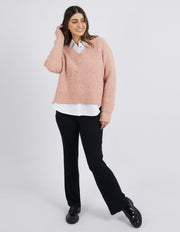Marianna Knit - Pink Marle