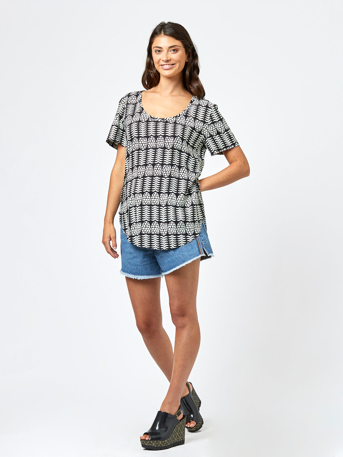 Portiri Blouse - Nanas Black