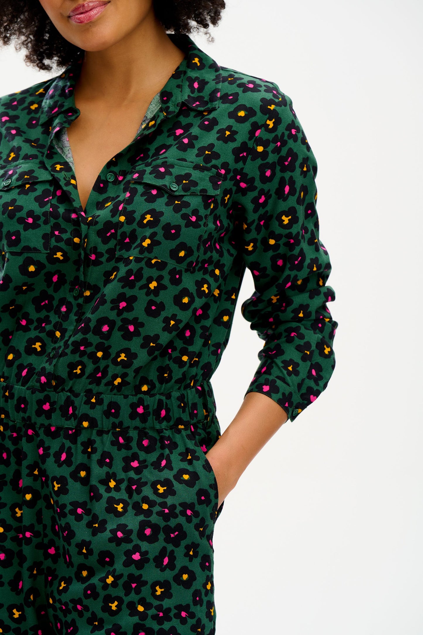 Rimona Boilersuit - Flower Print