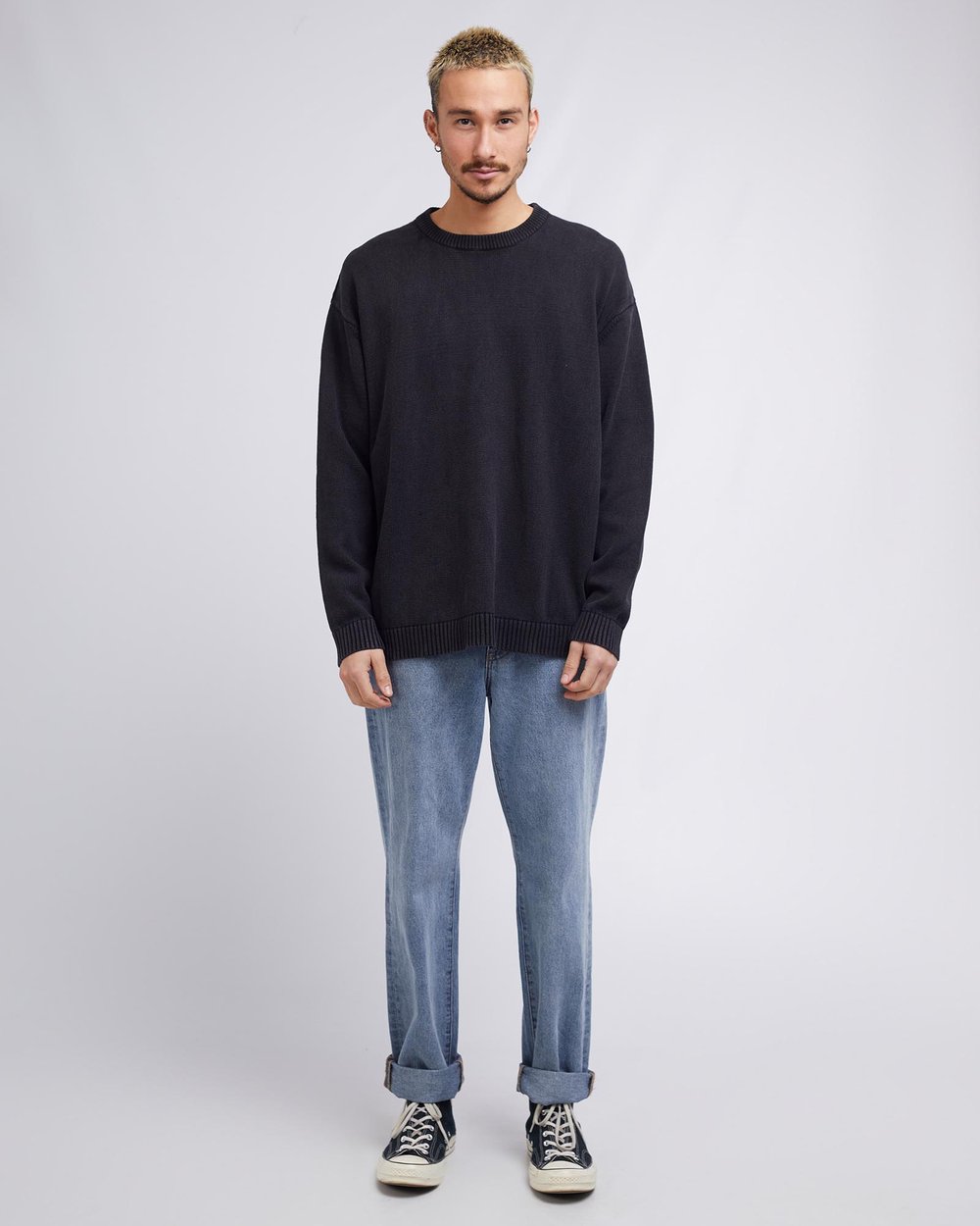 Acid Knit - Washed Black